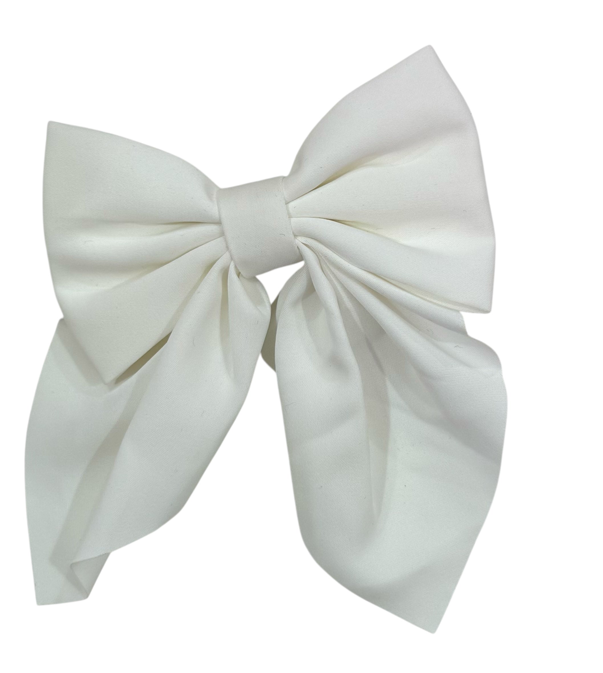White Hair Bow